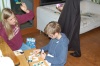 Was Fínka really losing her temper with Vojta-Zaphod while matching typical Irish symbols? Well, look at his cheek...